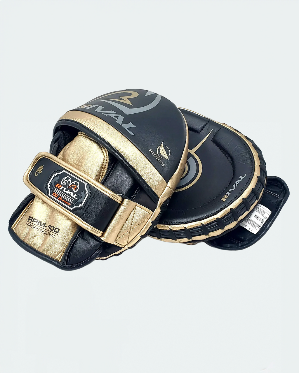Manoplas Rival RPM100 Pro, Negro/Dorado
