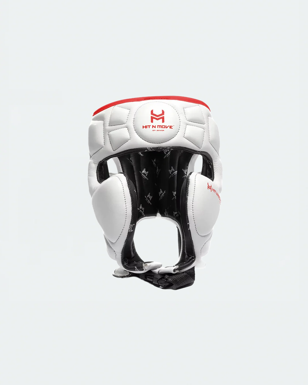 Careta de Pómulos Hit N Move, Blanco/Rojo