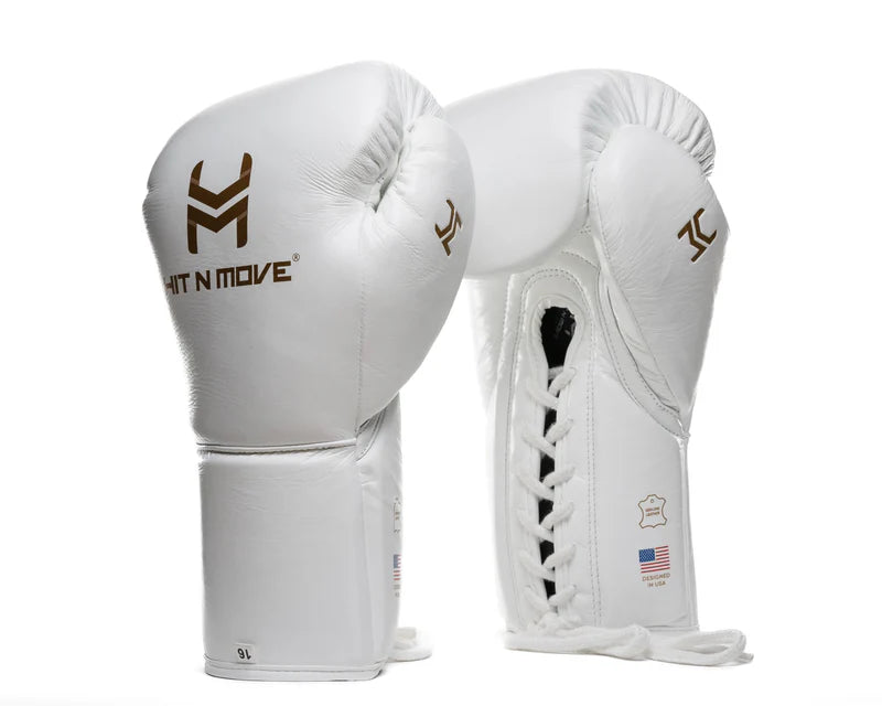 Guantes de cintas Hit N Move ALL DAY Pro (Hibrido), Blanco