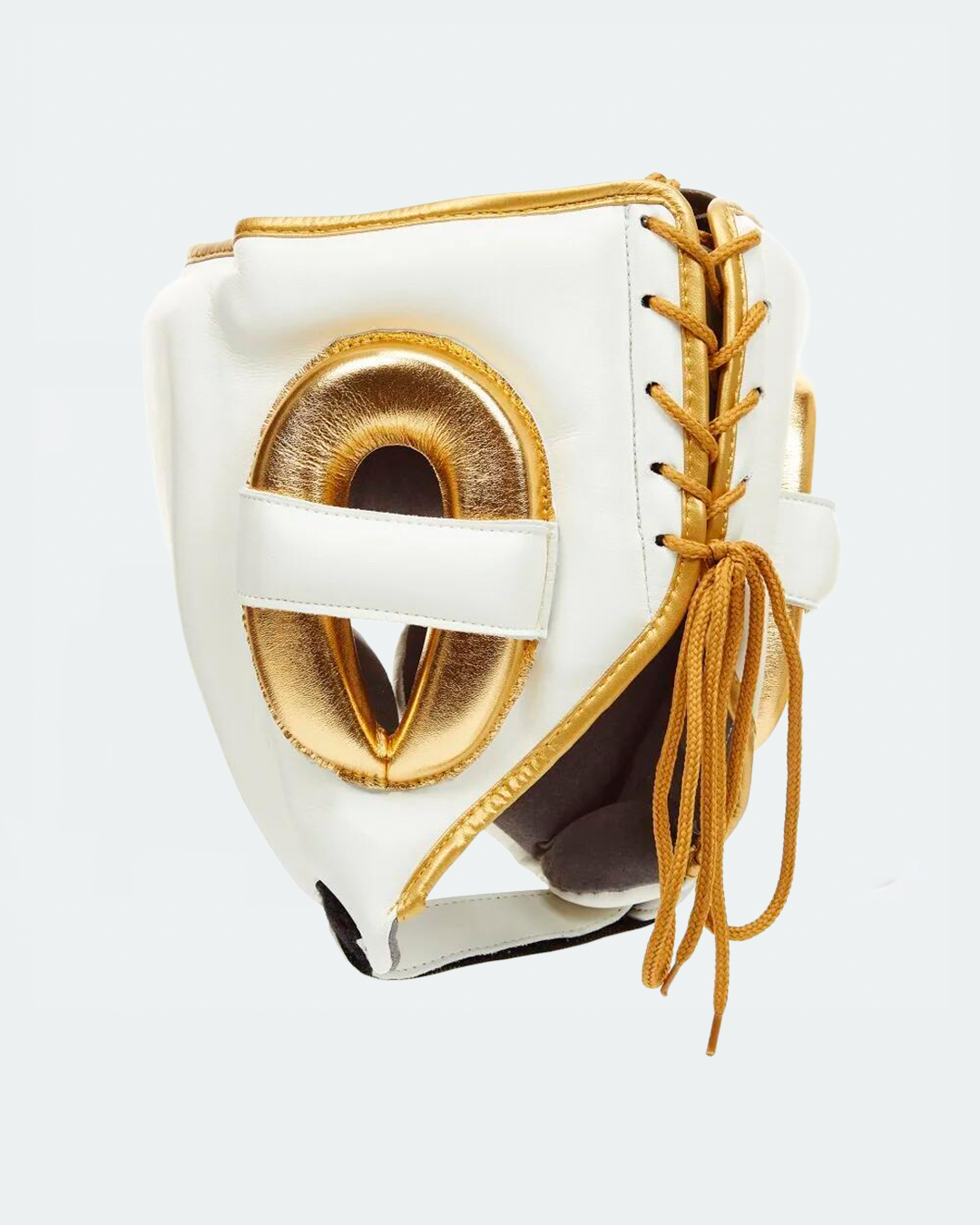 Careta de Pòmulos Adi Star Pro, Blanco/Dorado (Piel)