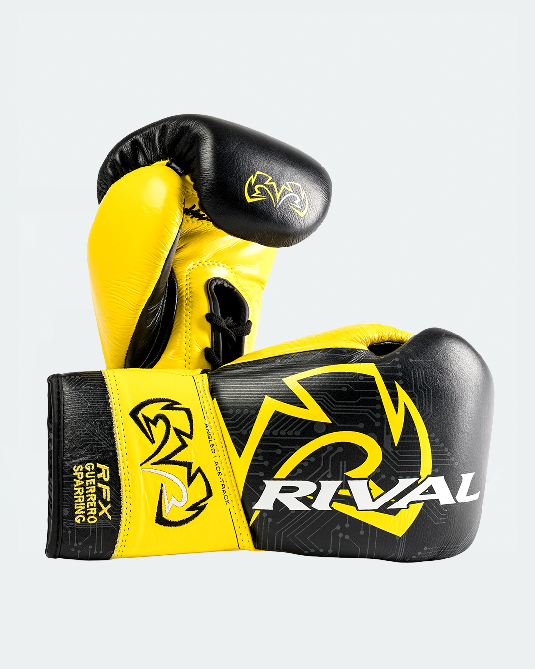 Guantes Rival RFX-Guerrero P4P, Negro/Amarillo