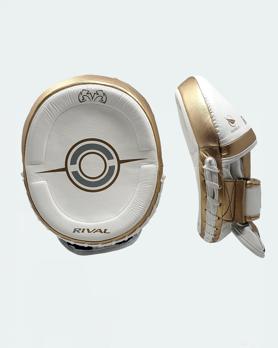 Manoplas Rival RPM100 Pro, Blanco/Dorado