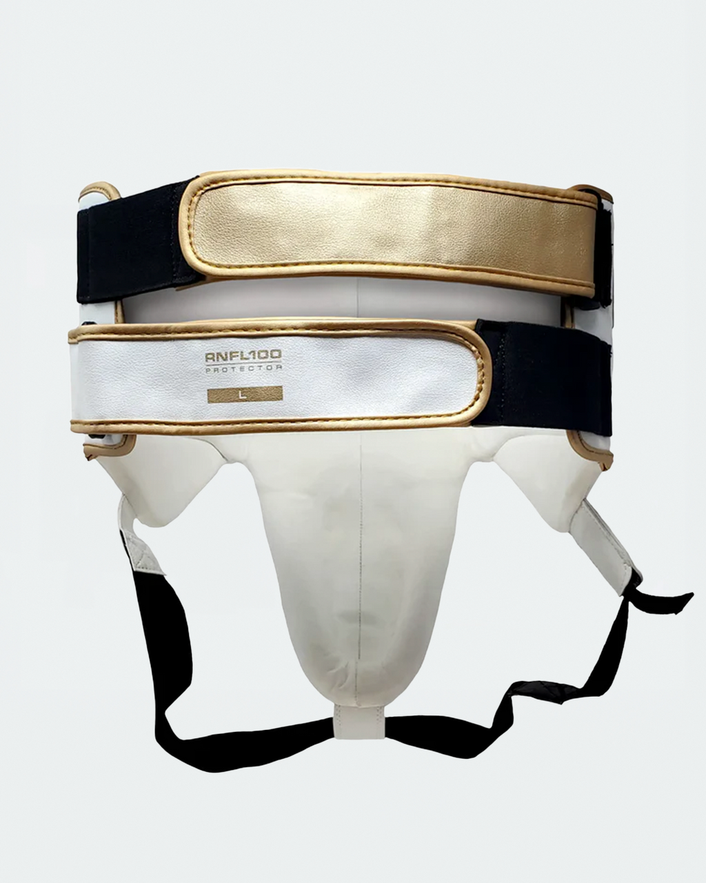 Copa Protectora Rival RNFL100, Blanco/Dorado