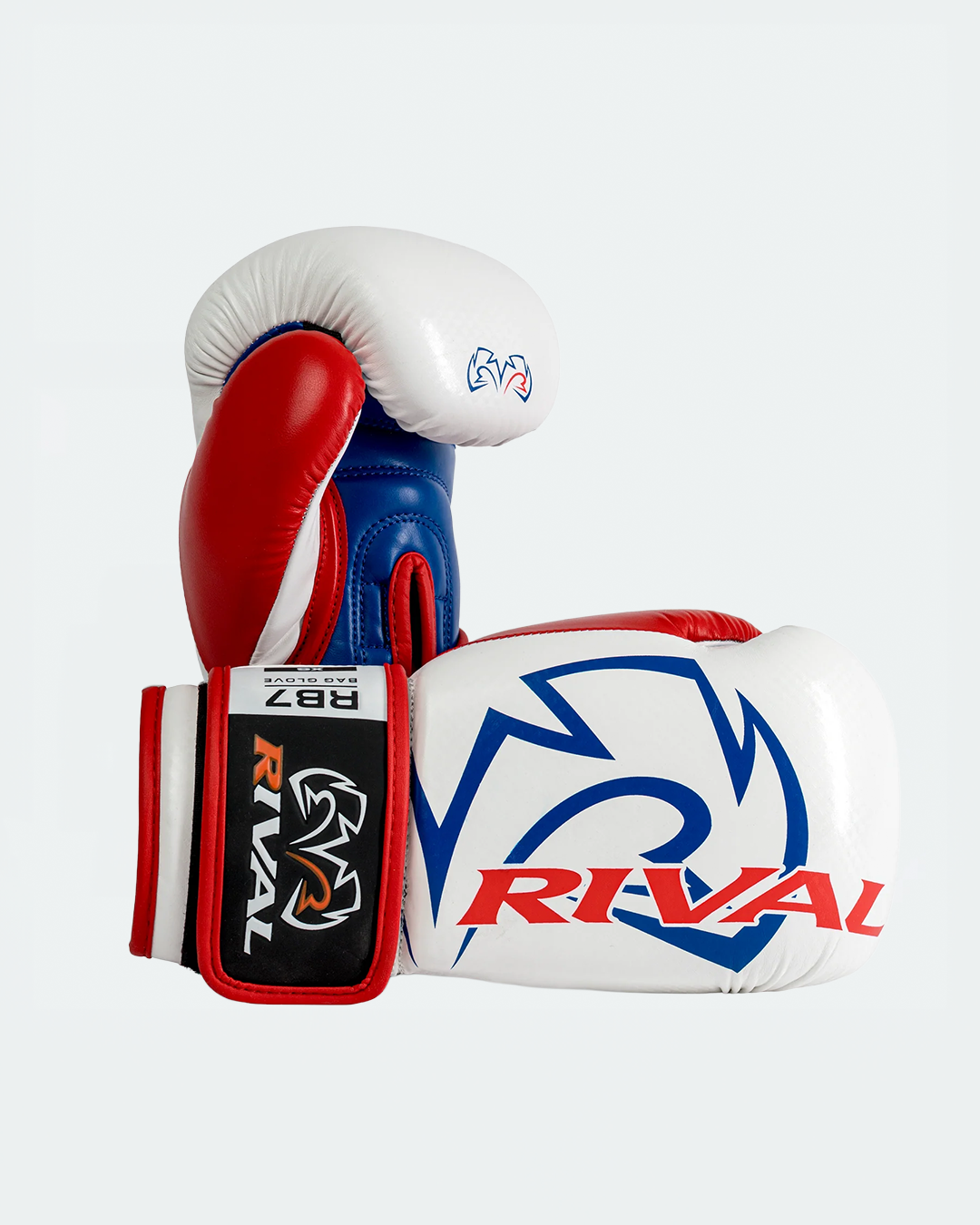 Guantes Rival RB7 Fitness Plus, Blanco/Rojo/Azul