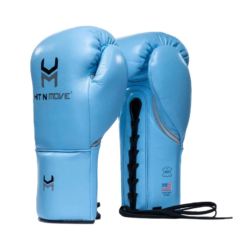 Guantes de cintas Hit N Move de Crin de Caballo (Suvari), Azul Cielo