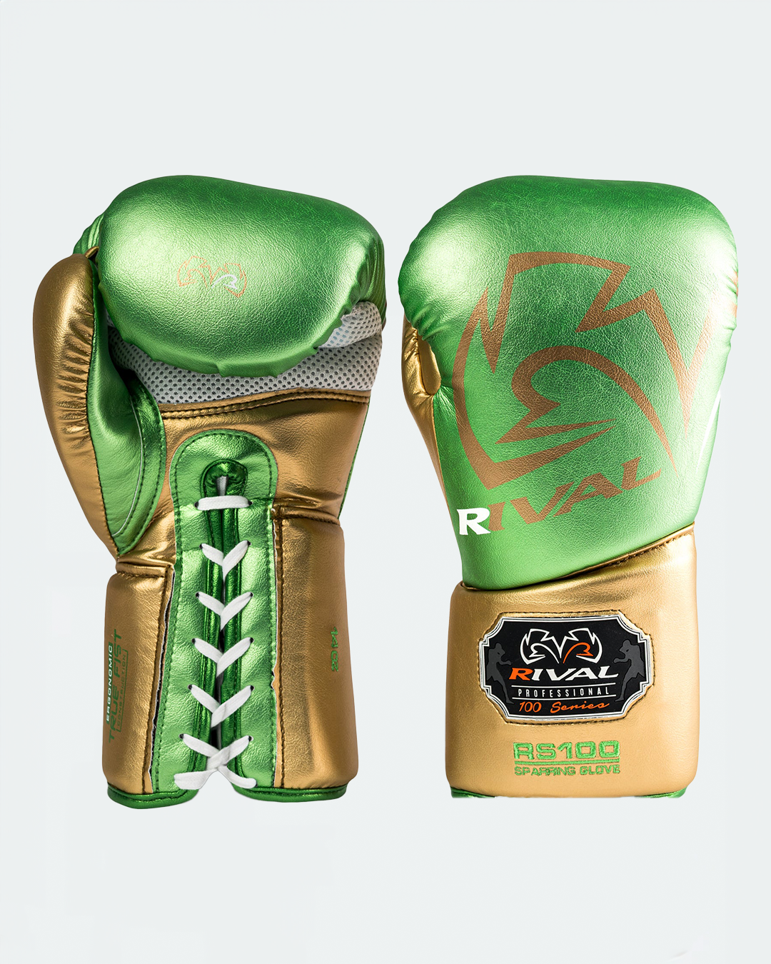 Guantes Rival RS100, Verde/Dorado