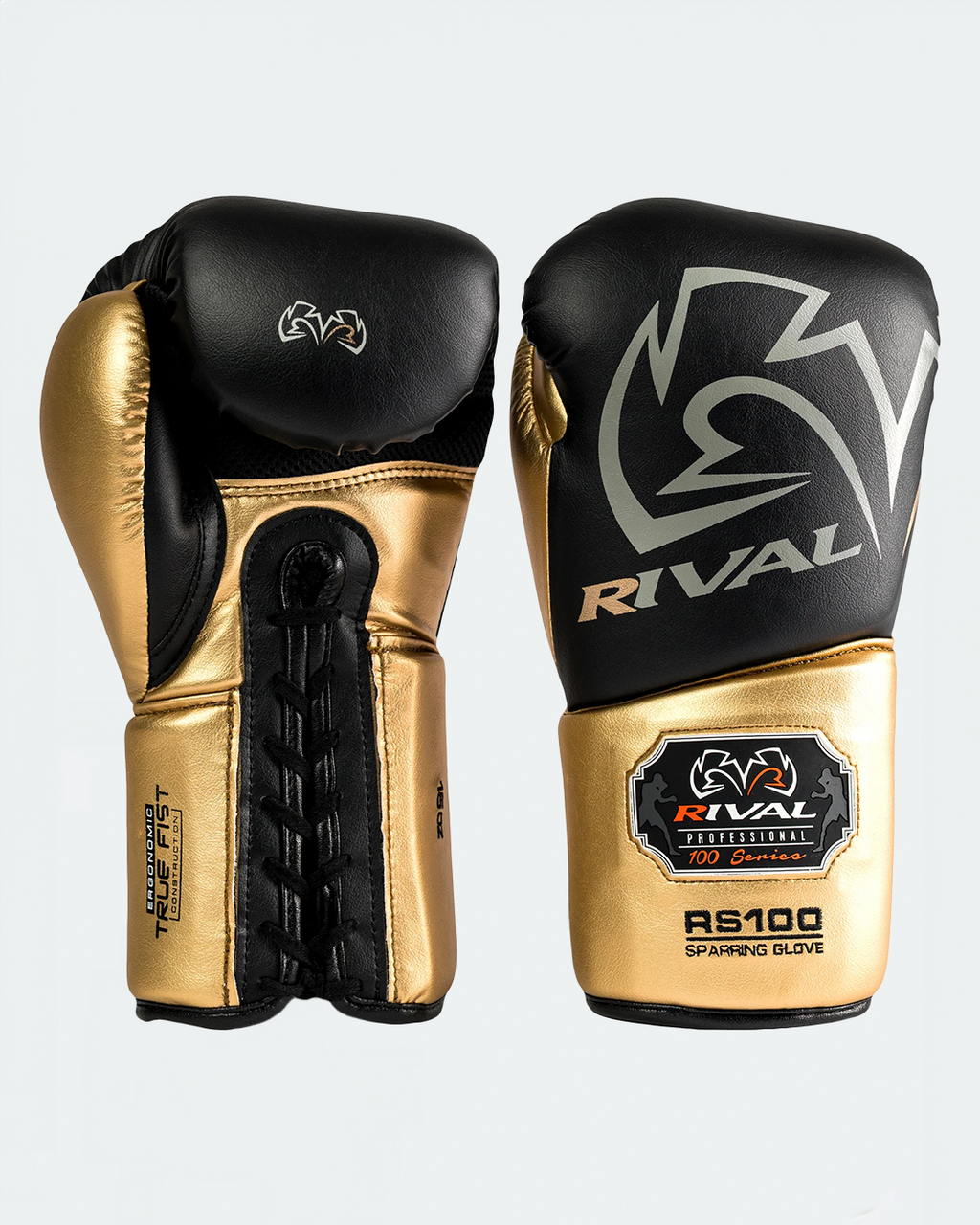 Guantes Rival RS100, Negro/Dorado
