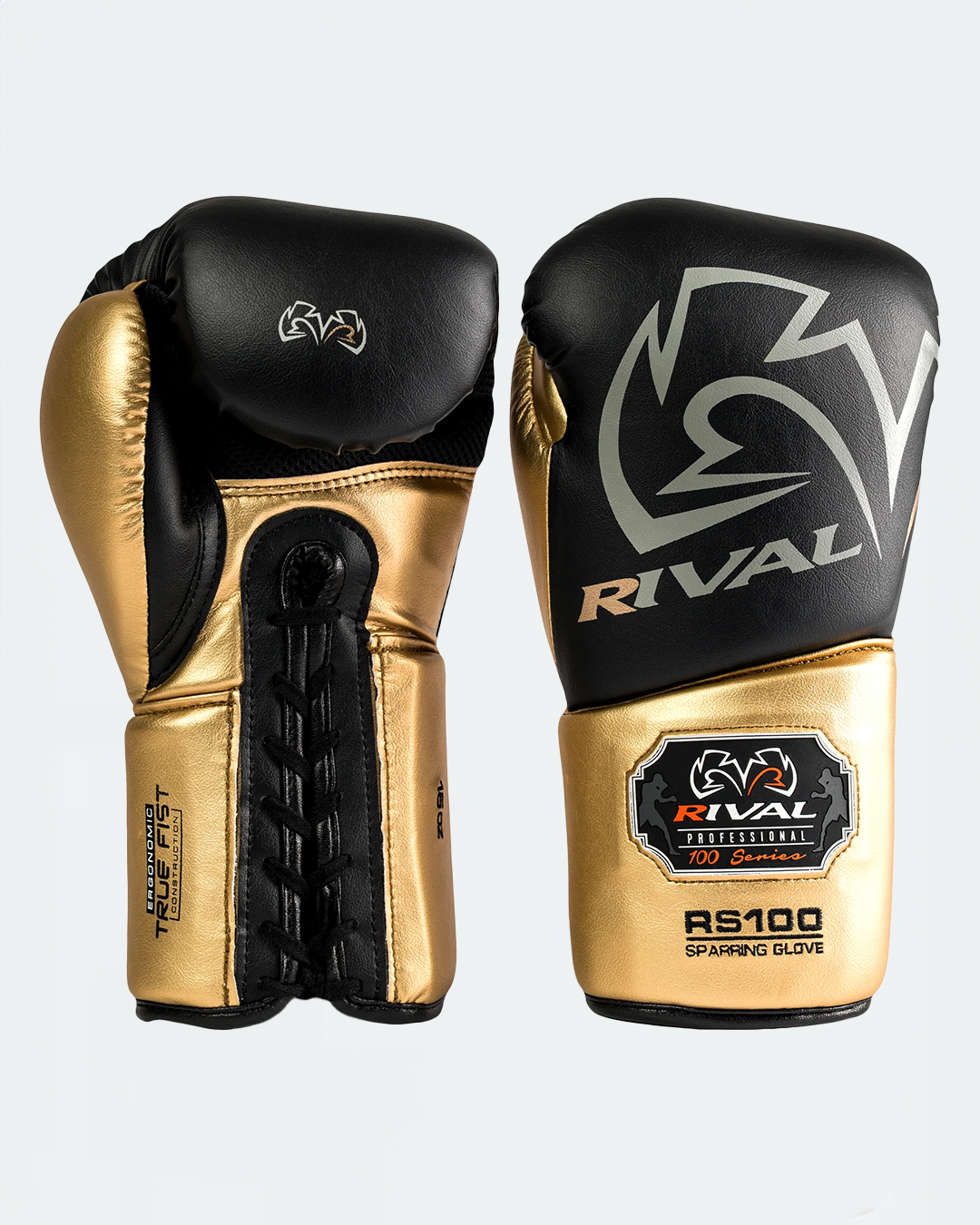 Guantes Rival RS100, Negro/Dorado