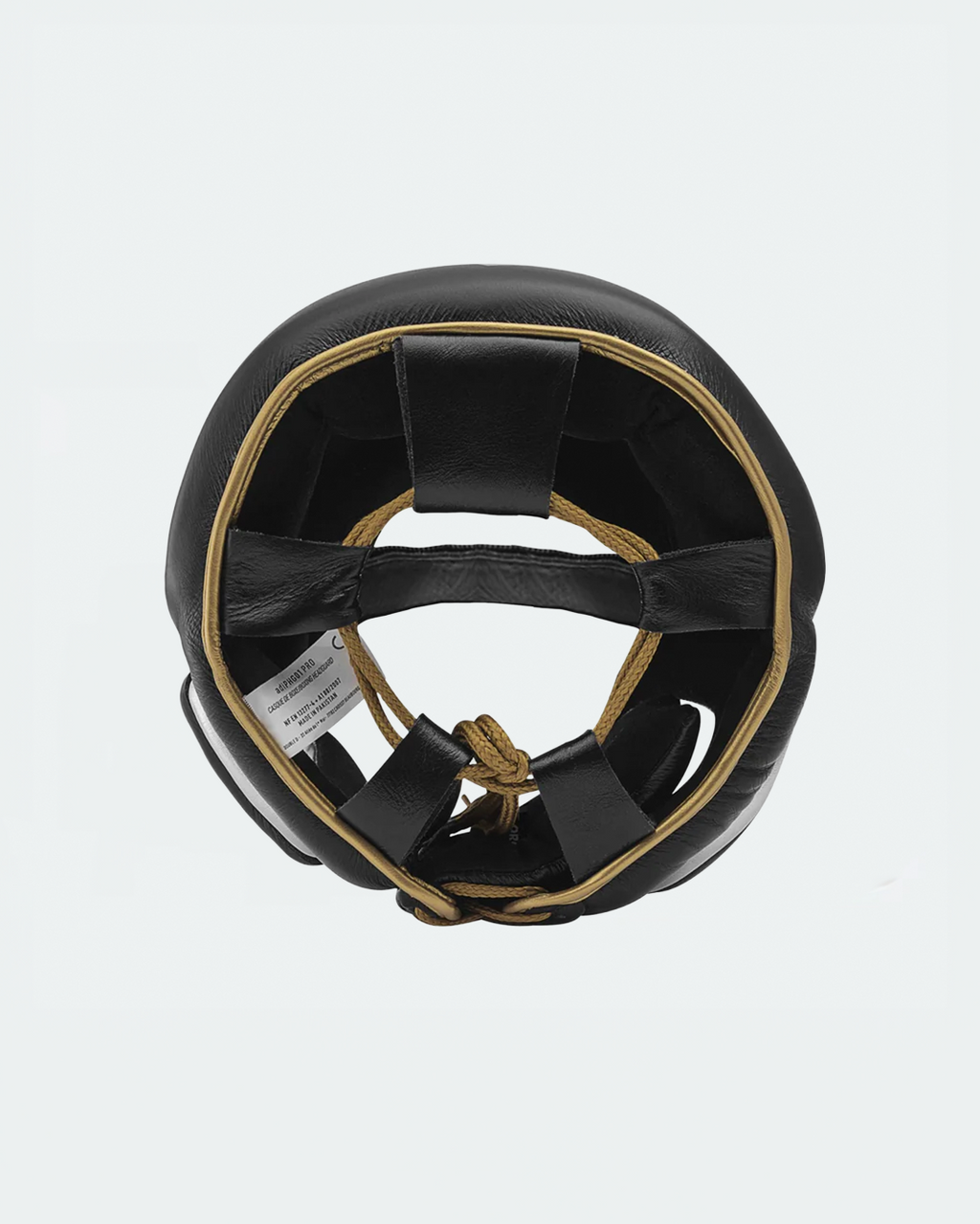 Careta de Pòmulos Adi Star Pro, Negro/Dorado (Piel)