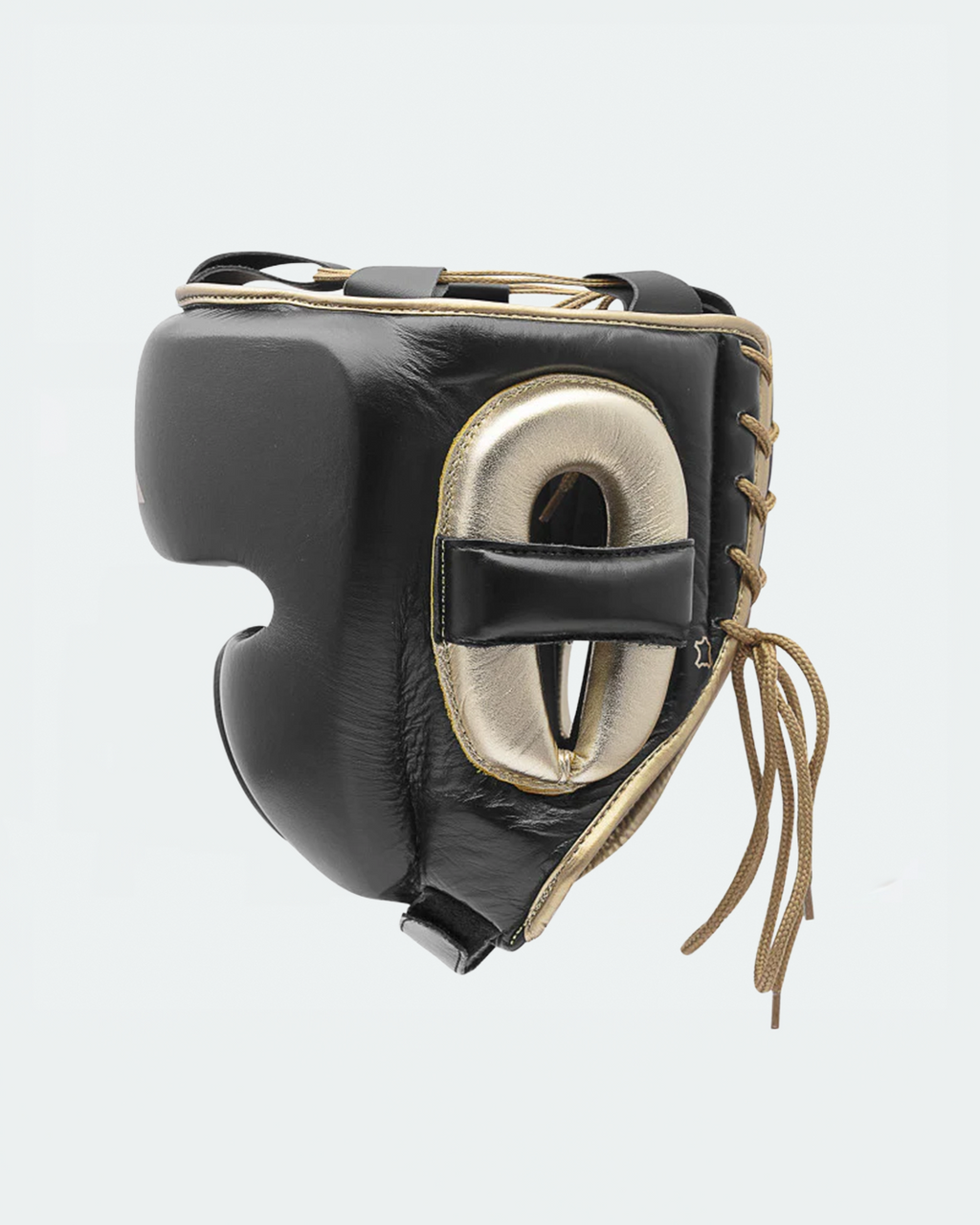 Careta de Pòmulos Adi Star Pro, Negro/Dorado (Piel)