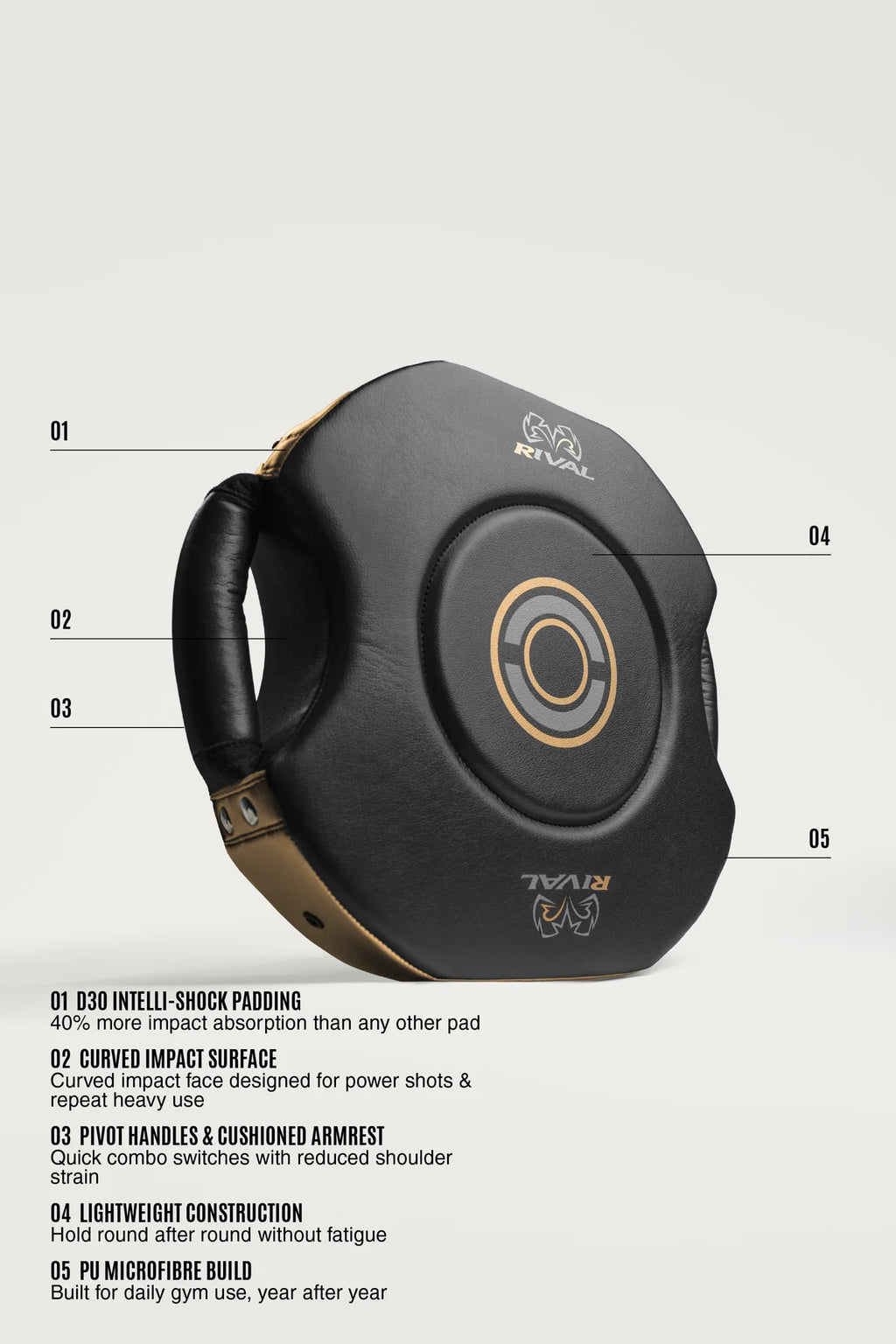 Gobernadora Rival RPS100, Negro/Dorado