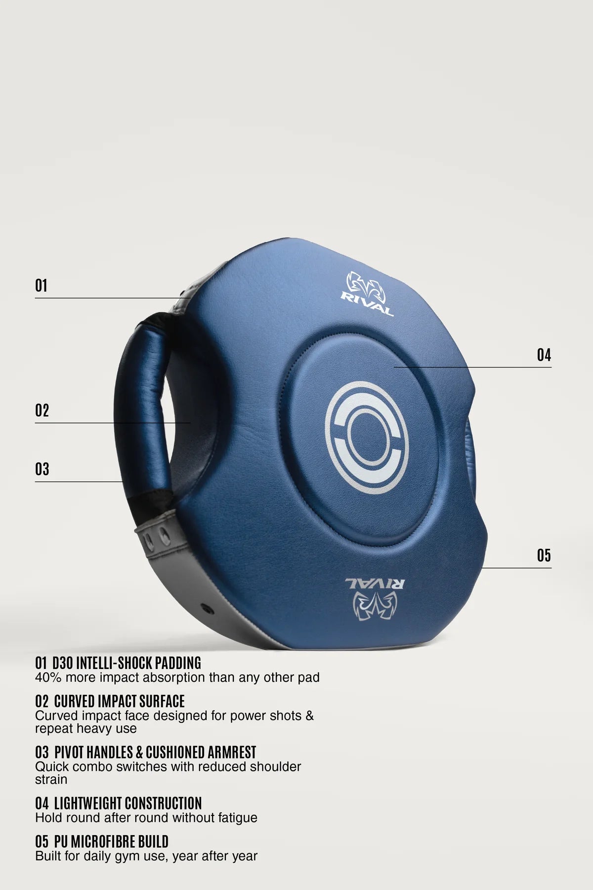Gobernadora Rival RPS100, Azul/Plata