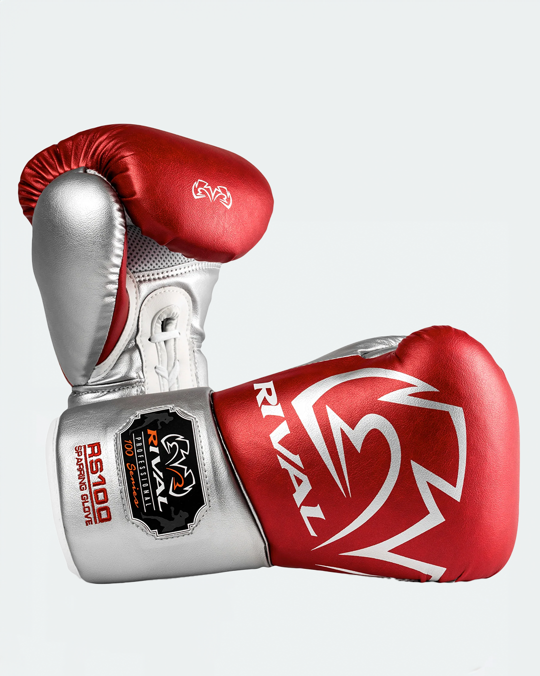 Guantes Rival RS100, Rojo/Plata