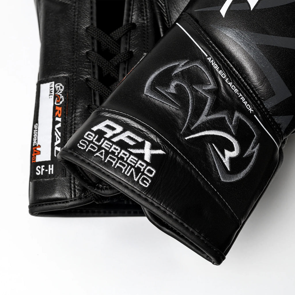 Guantes de Sparring Rival RFX-Guerrero, Negro