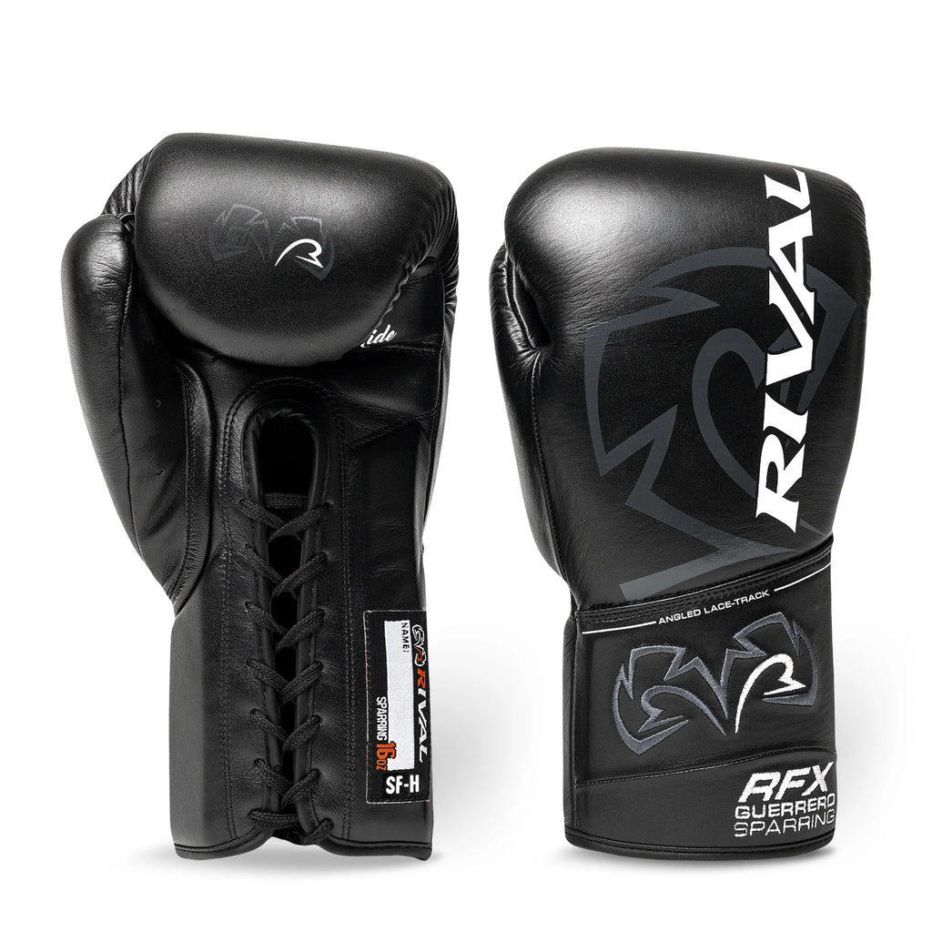 Guantes de Sparring Rival RFX-Guerrero, Negro