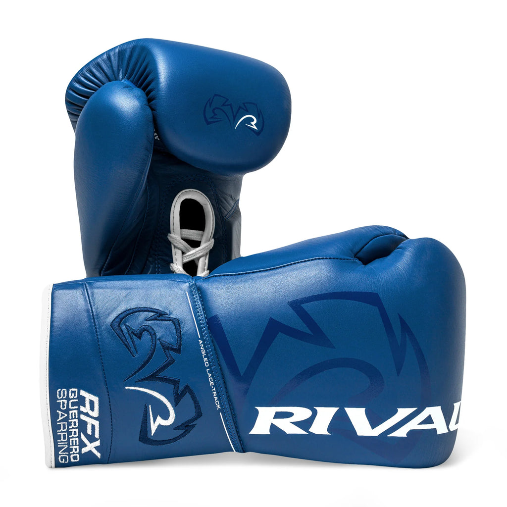 Guantes de Sparring Rival RFX-Guerrero, Azul