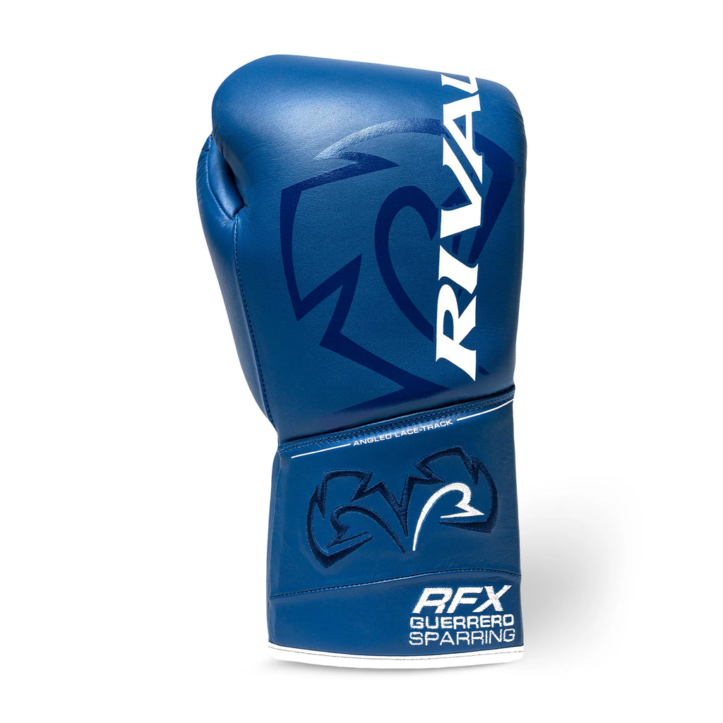 Guantes de Sparring Rival RFX-Guerrero, Azul