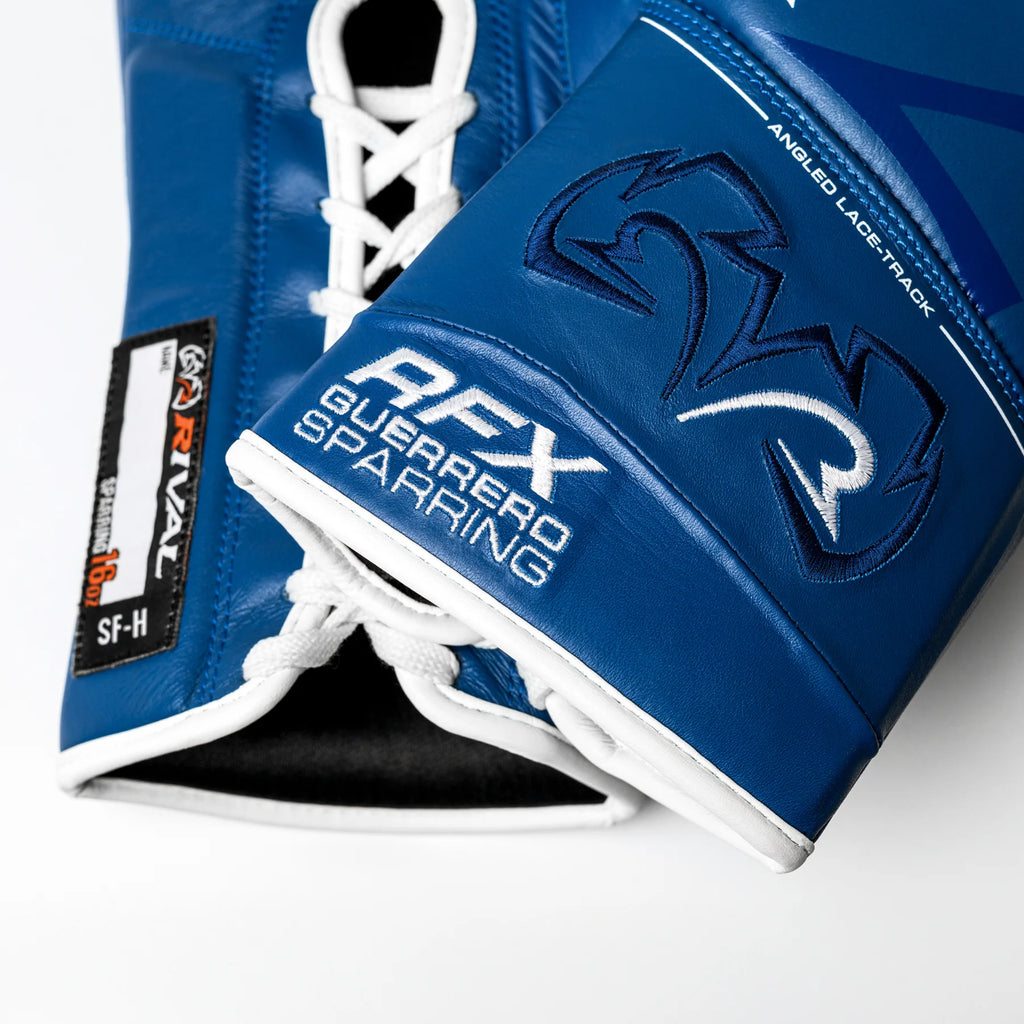Guantes de Sparring Rival RFX-Guerrero, Azul