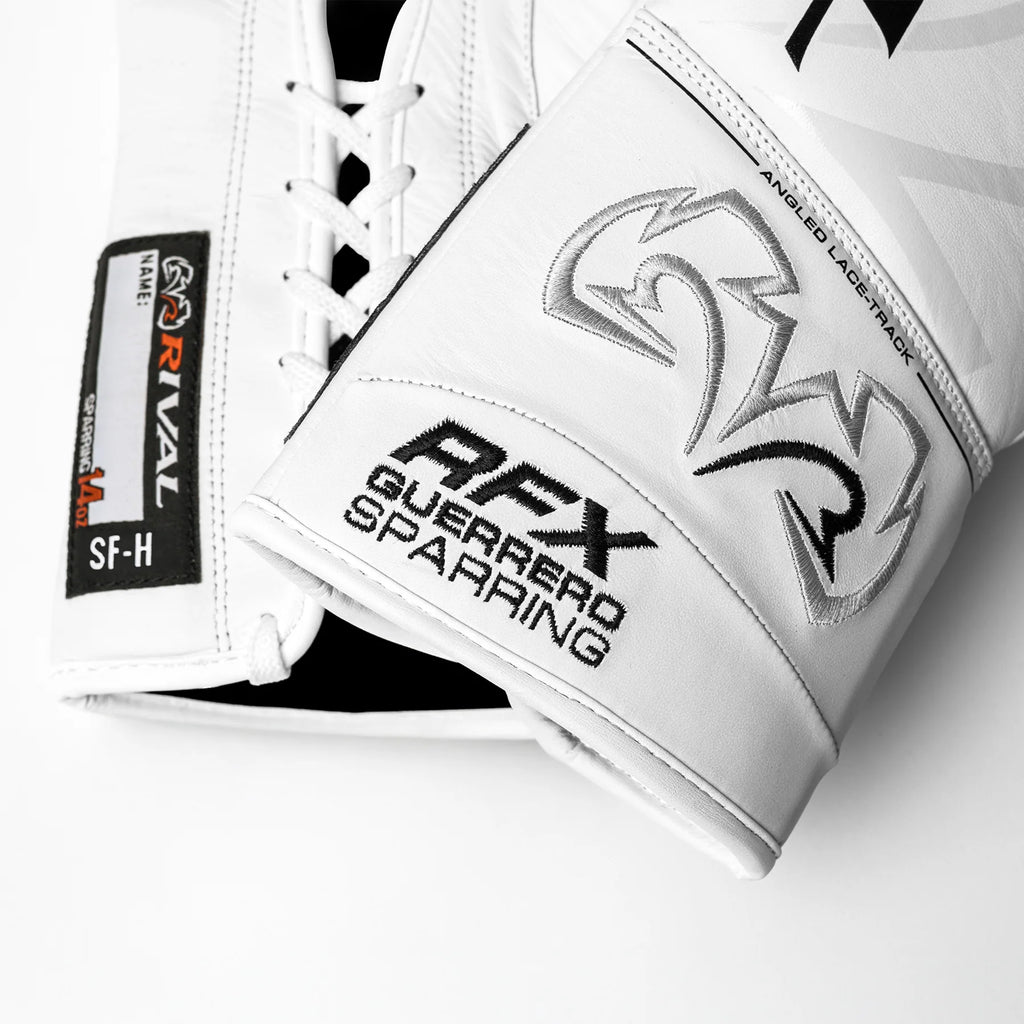 Guantes de Sparring Rival RFX-Guerrero, Blanco