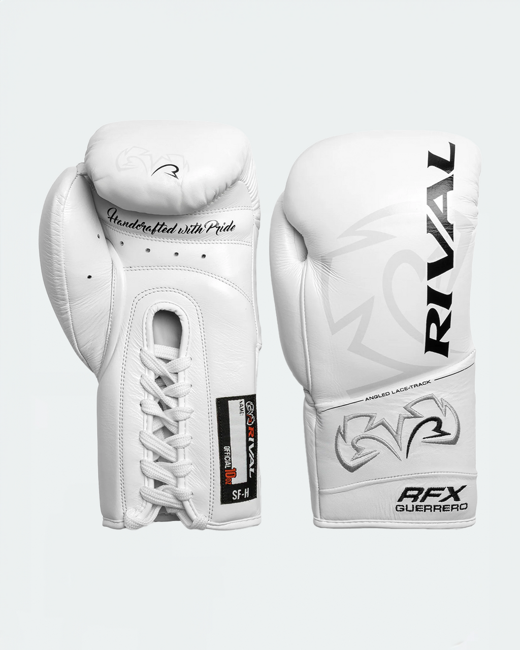 Guantes PRO de pelea Rival RFX-Guerrero, Blanco