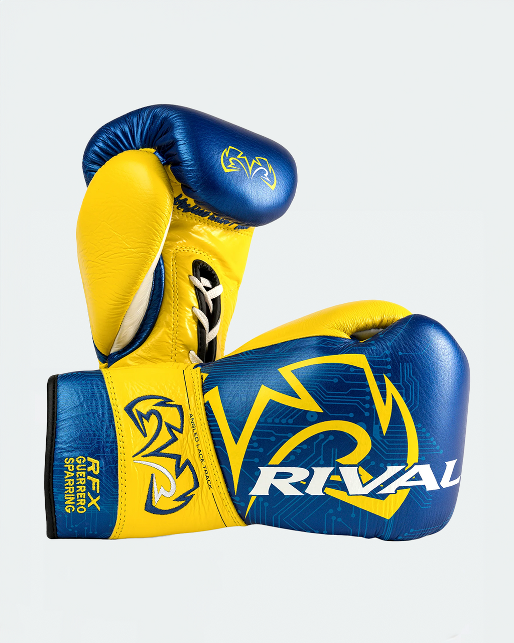 Guantes Rival RFX-Guerrero P4P, Azul/Amarillo
