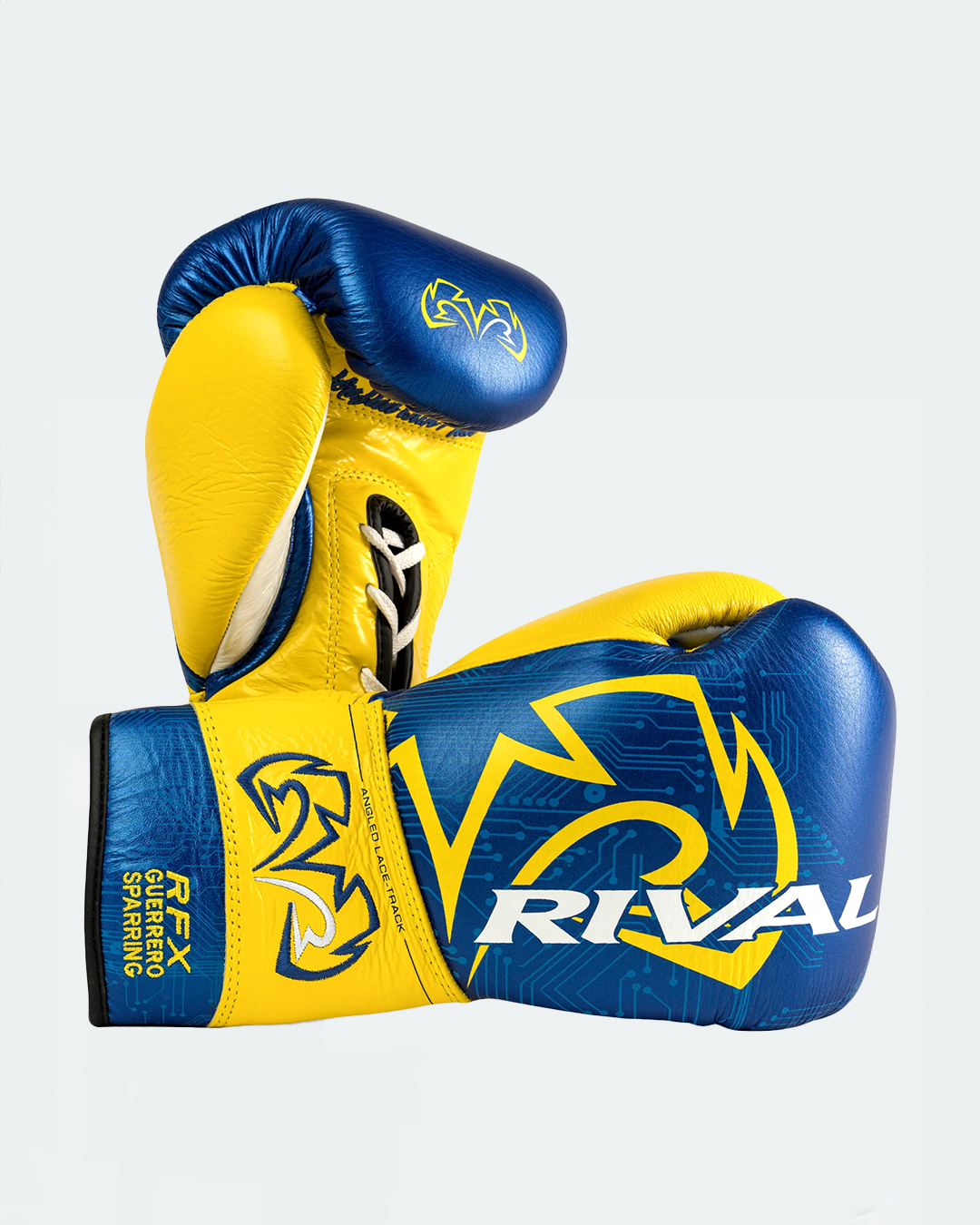 Guantes Rival RFX-Guerrero P4P, Azul/Amarillo