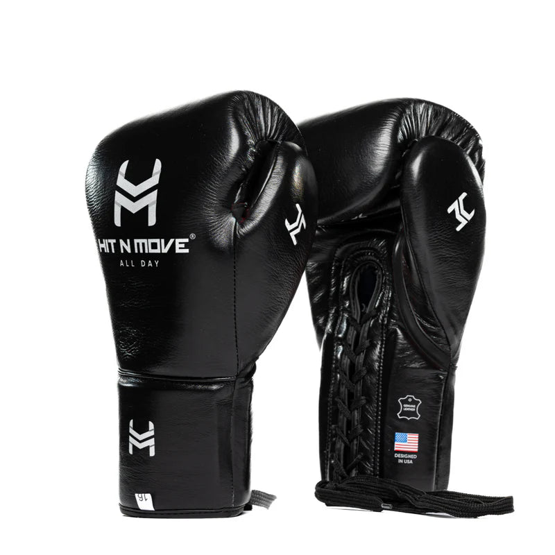 Guantes de cintas Hit N Move ALL DAY Pro (Hibrido), Negro