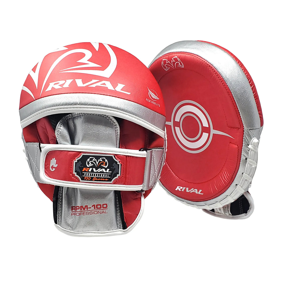 Manoplas Rival RPM100 Pro, Rojo/Plata