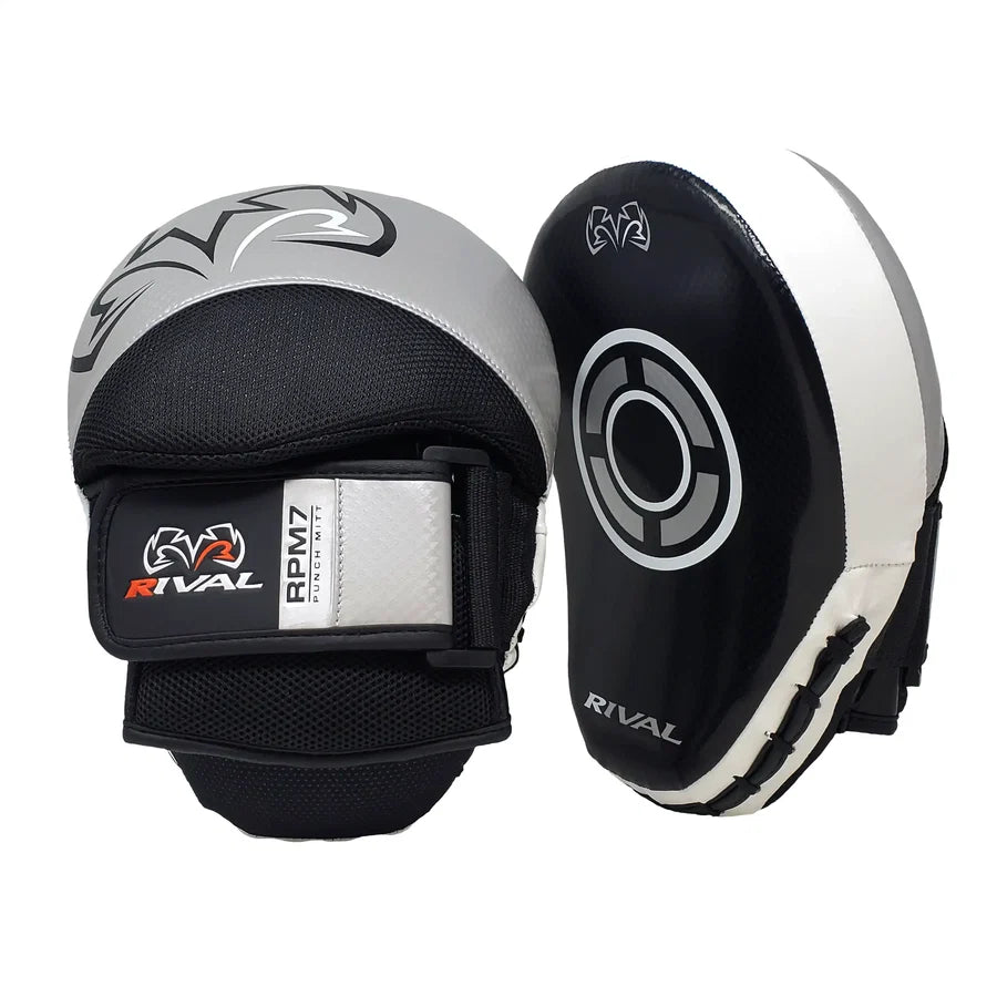 Manoplas Rival RPM7, Negro/Plata