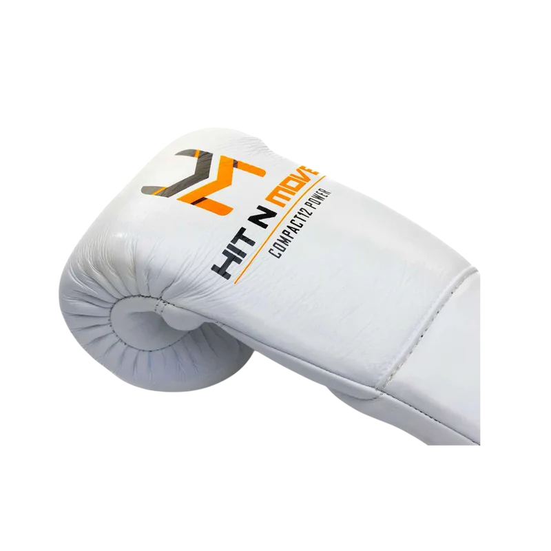 Guantes de acondicionamiento de 12 oz Hit N Move, Blanco