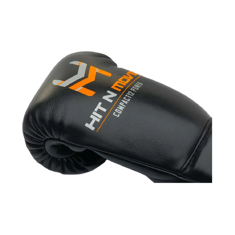 Guantes de acondicionamiento de 12 oz Hit N Move, Negro