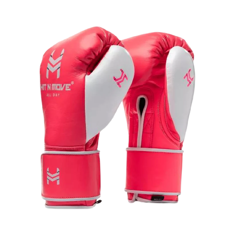 Guantes de velcro Hit N Move ALL DAY Pro (Hibrido), Rosa