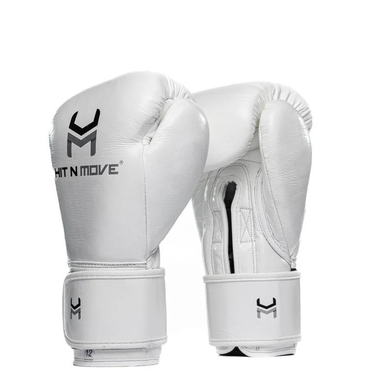 Guantes de velcro Hit N Move de Crin de Caballo (Suvari), Blanco