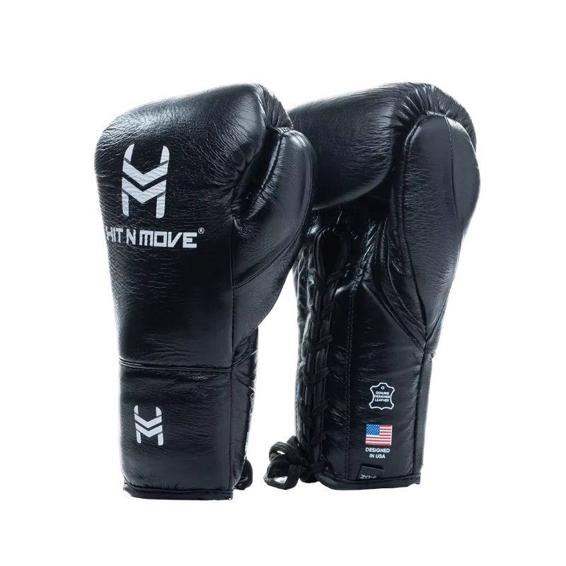 Guantes PRO de pelea Hit N Move, Negro