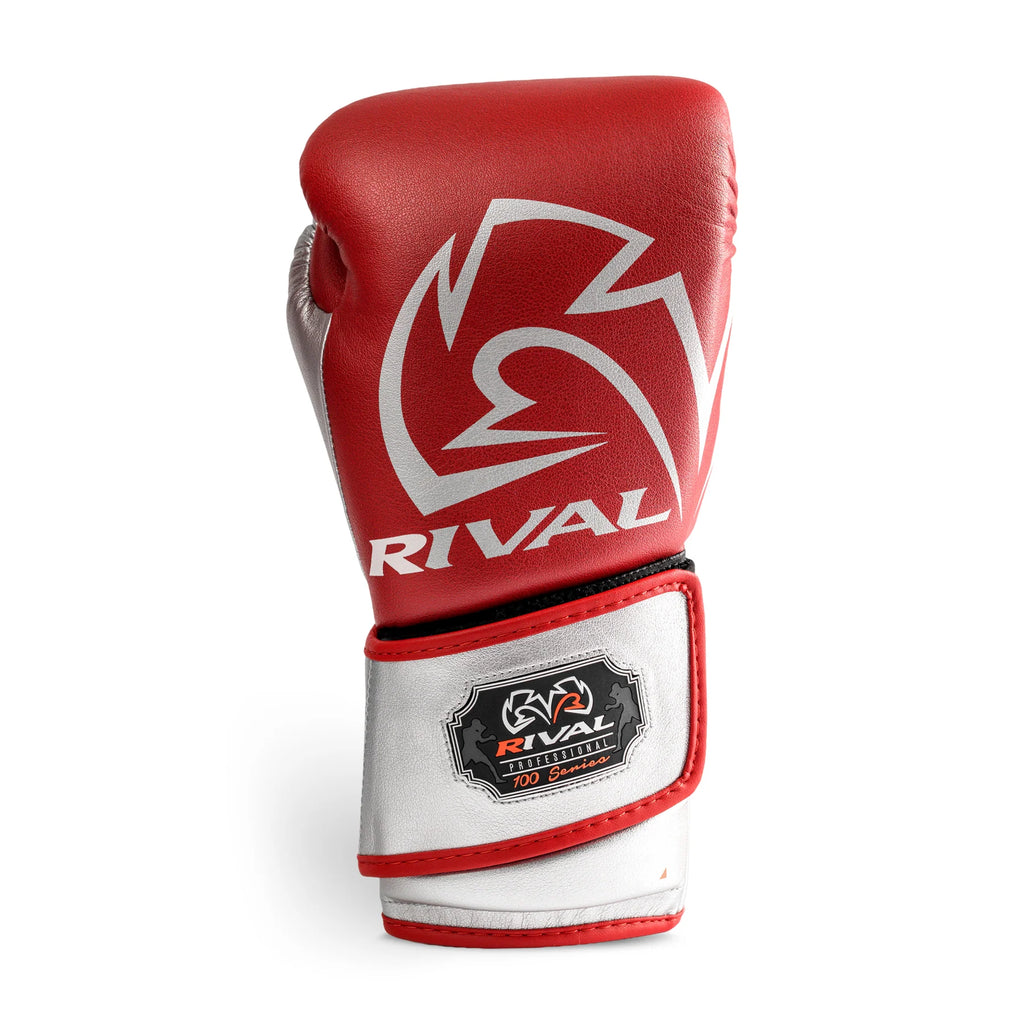 Guantes Rival RB100, Rojo/Plata