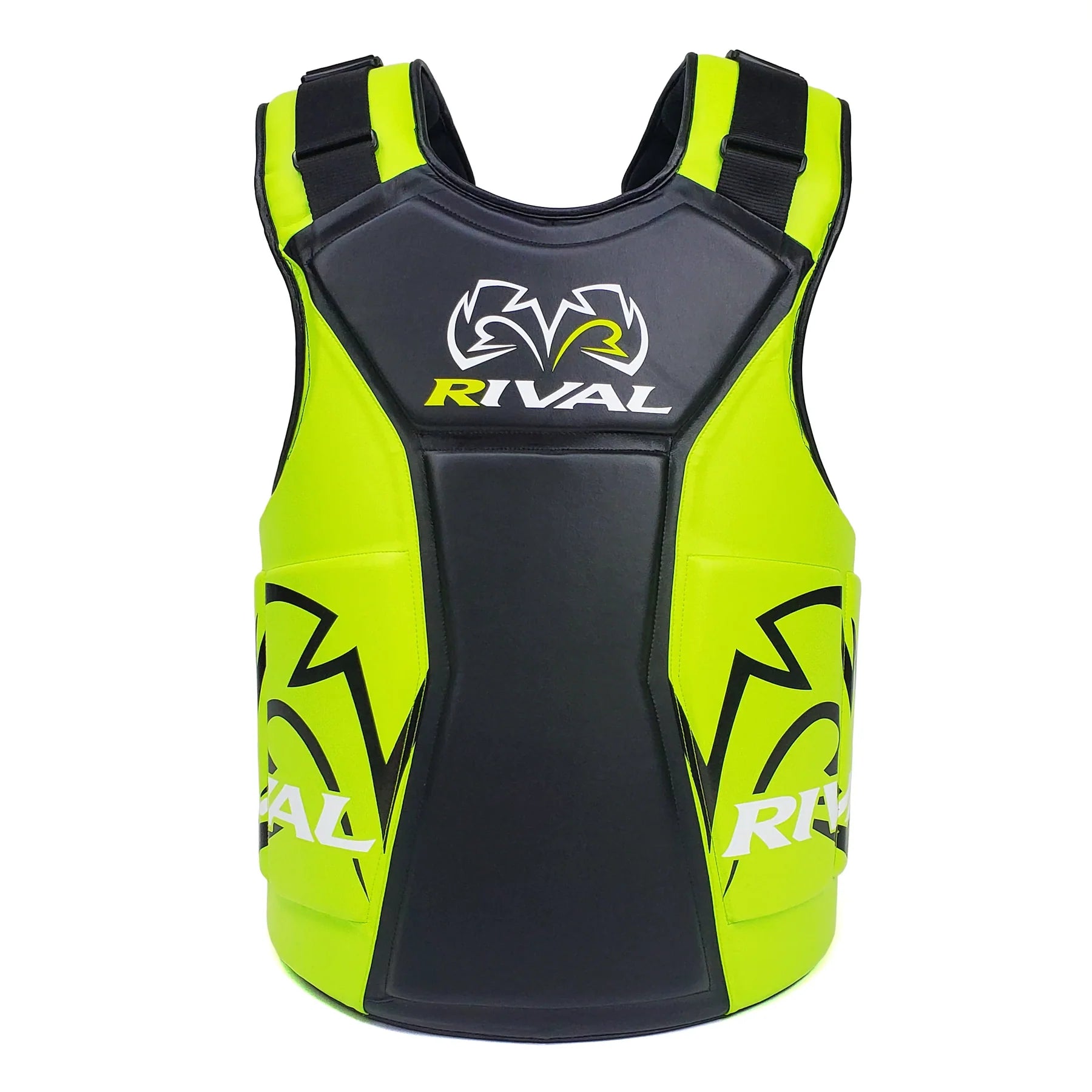 Peto para coach Rival, Negro/Verde Limon