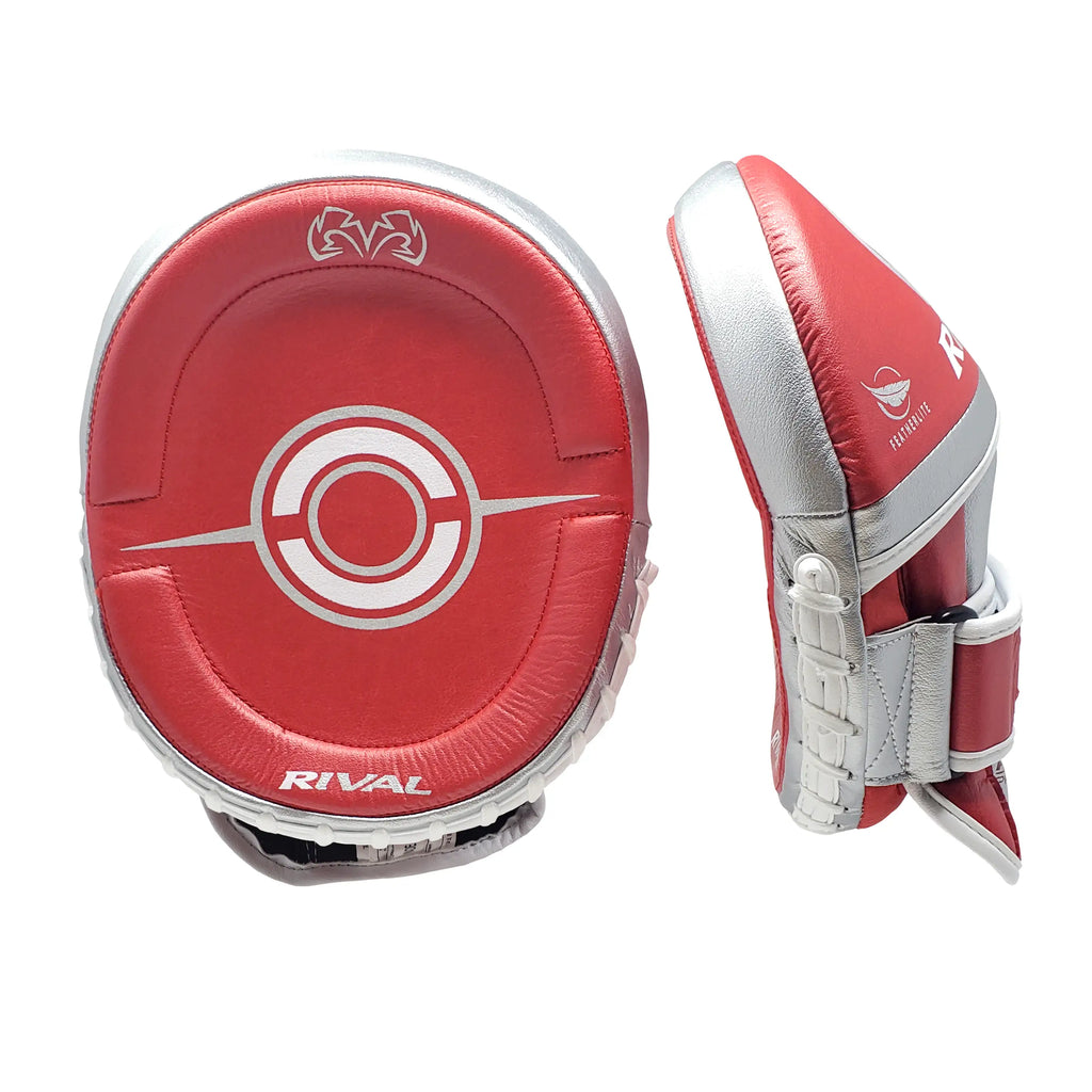 Manoplas Rival RPM100 Pro, Rojo/Plata