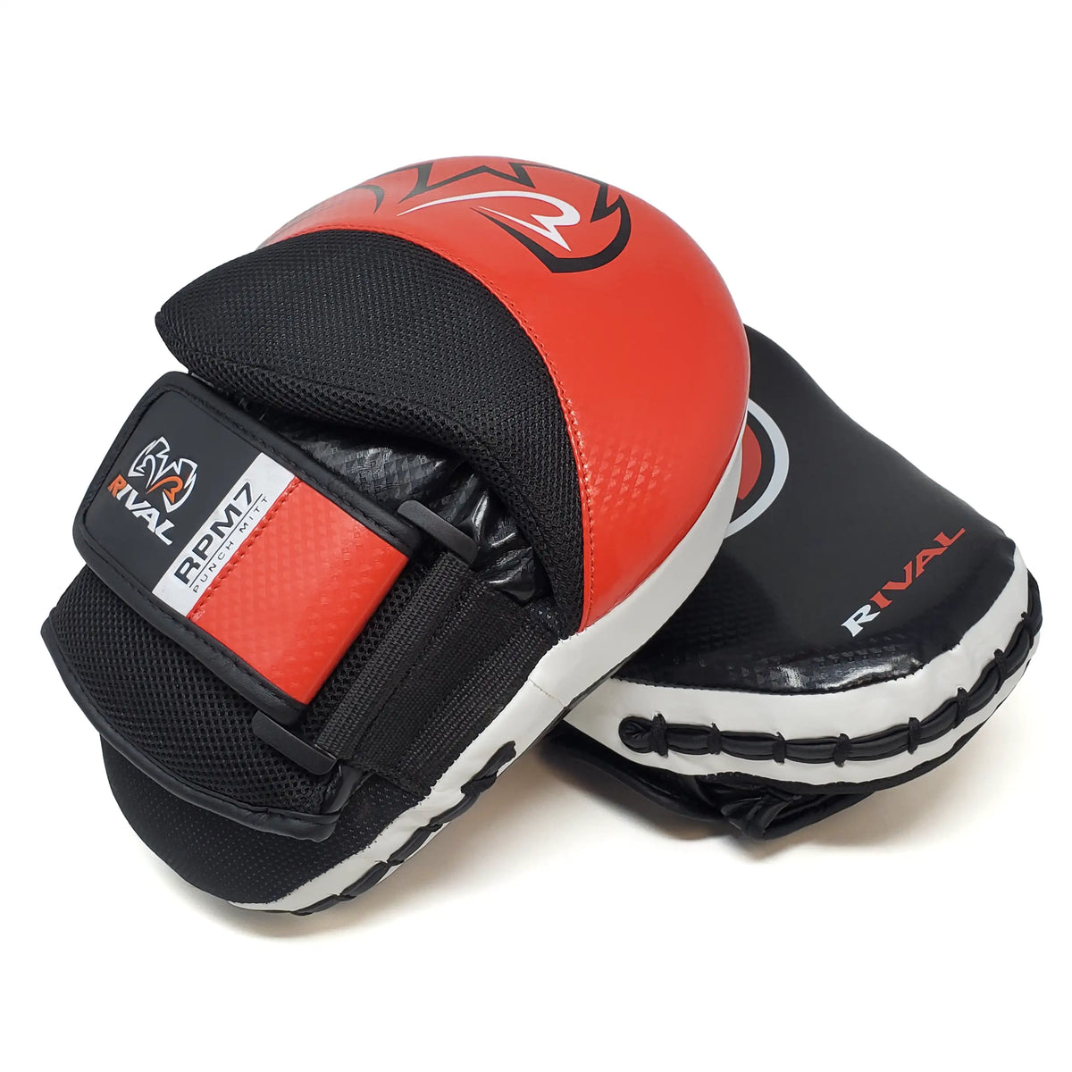 Manoplas Rival RPM7, Negro/Rojo