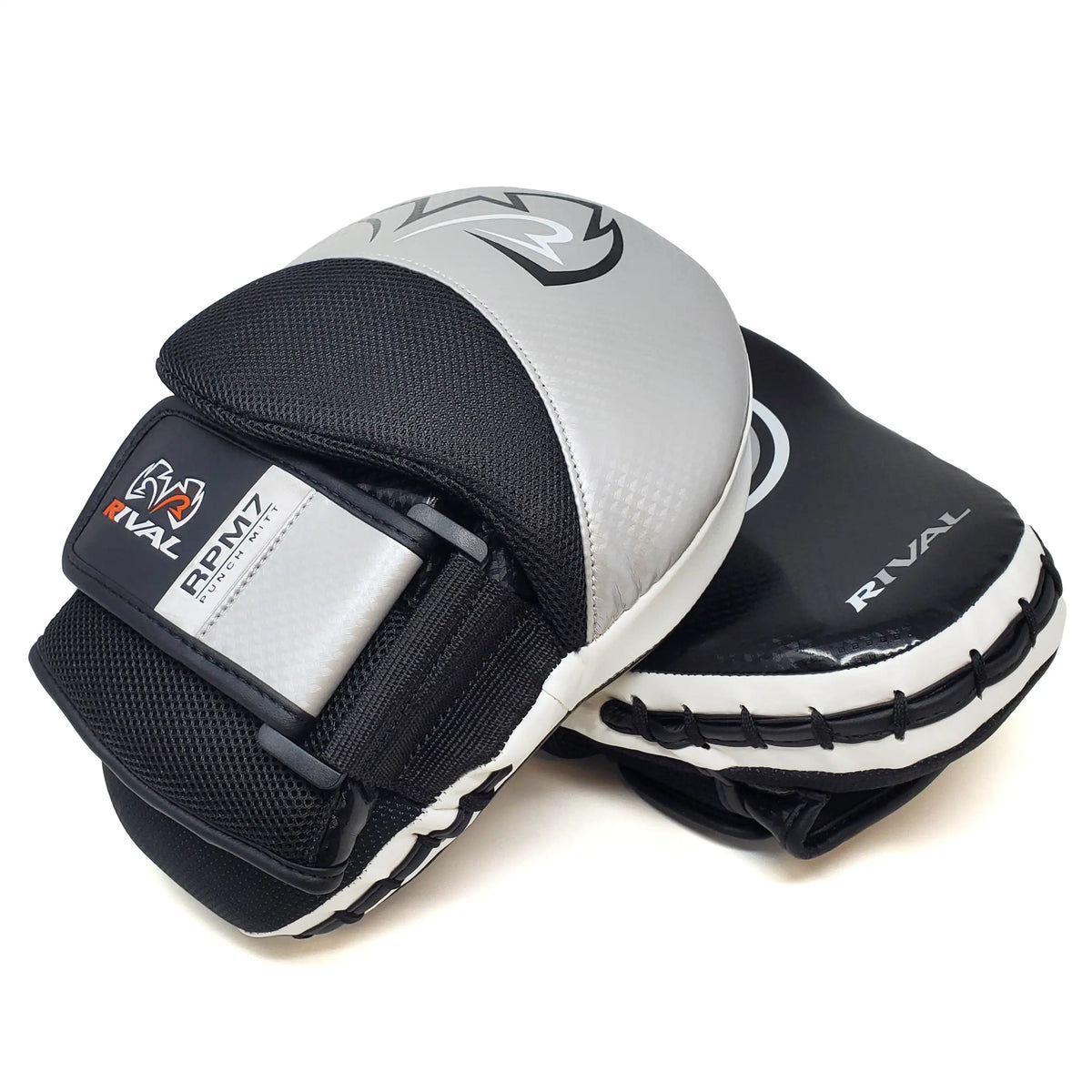 Manoplas Rival RPM7, Negro/Plata