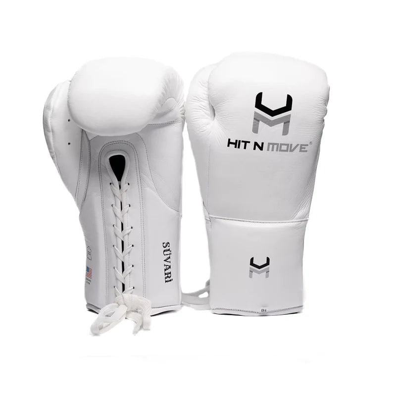 Guantes de cintas Hit N Move de Crin de Caballo (Suvari), Blanco